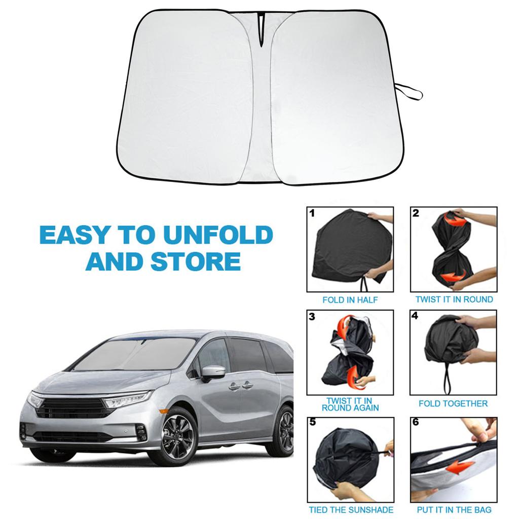 Car Windshield Sun Shade UV Block Shield Cover Protect for Honda Odyssey 2018 2019 2020 2025 2025 2025 2025 2025 Car Accessories