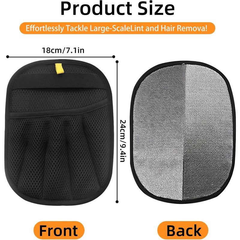 Pet Hair Remover Glove, Fur Magnetic Glove, Reusable Glove Pet Hair Removal Antistatic for Sofas Clothes Cleaning Removal (Pack of 2)