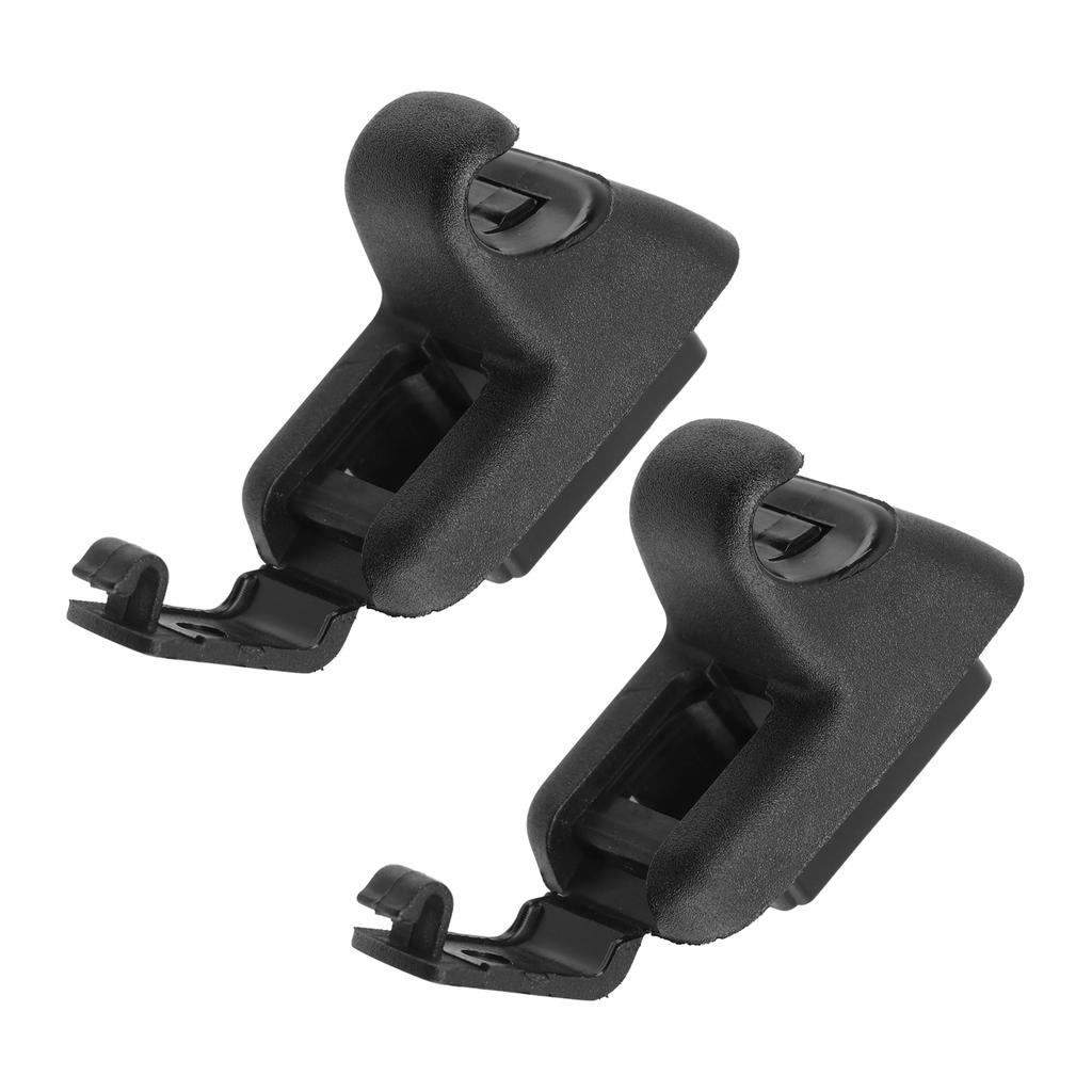 2x Black Sun Visor Clip 1RF14DX9AB Fit For Chrysler 300 Dodge Charger 2011-2020