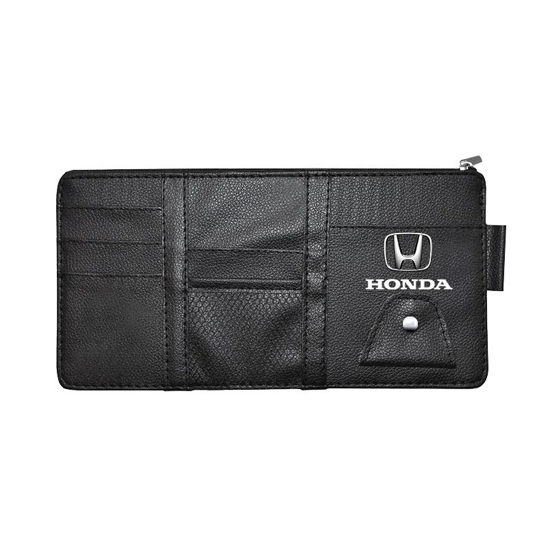 Car Hot 2025 Car Sun Visor Point Type Multi-function Storage Bag Car Accessories For Honda Civic Accord Crider City XRV CRV HRV