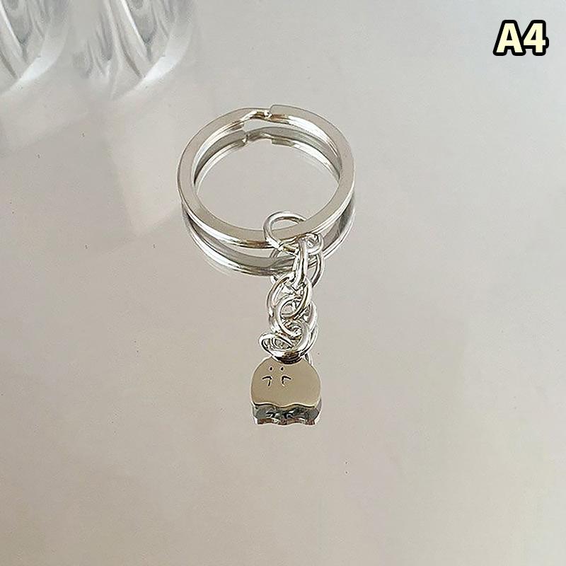 

Мультяшный маленький призрак пара брелок кулон милый брелок сумка ювелирные изделия