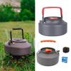 Quick Heating Travel Tea Kettle Durable Aluminum Camping Kettle Essential Metal Tea Kettle Perfect for Hiking & Picnics