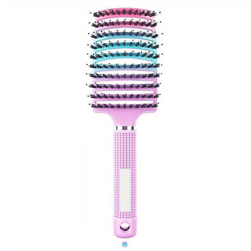 Bristle Nylon Hair Brush Girls Hair Scalp Massage Comb Women Wet Curly Detangle Hair Brush for Salon Hairdressing Styling Tool