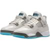 Air Jordan 4 Retro PS Photon Dust Blue Chill Kids Sneakers Grey Flat-Pewter White HV4682-014