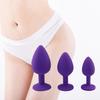 Anal Stimulator Eco-friendly No Deformation 3 Colors Safe Plug Sex Toy for Valentine's Day