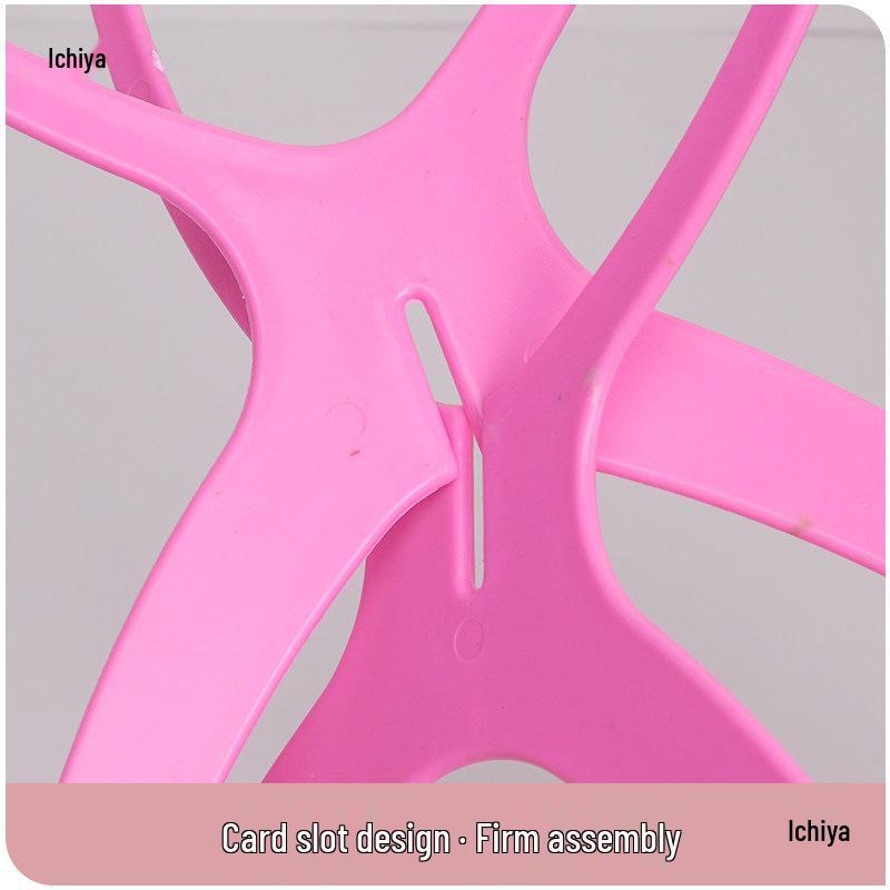 Thickened Plastic Foldable Wig Stand & Hair Support Shelf