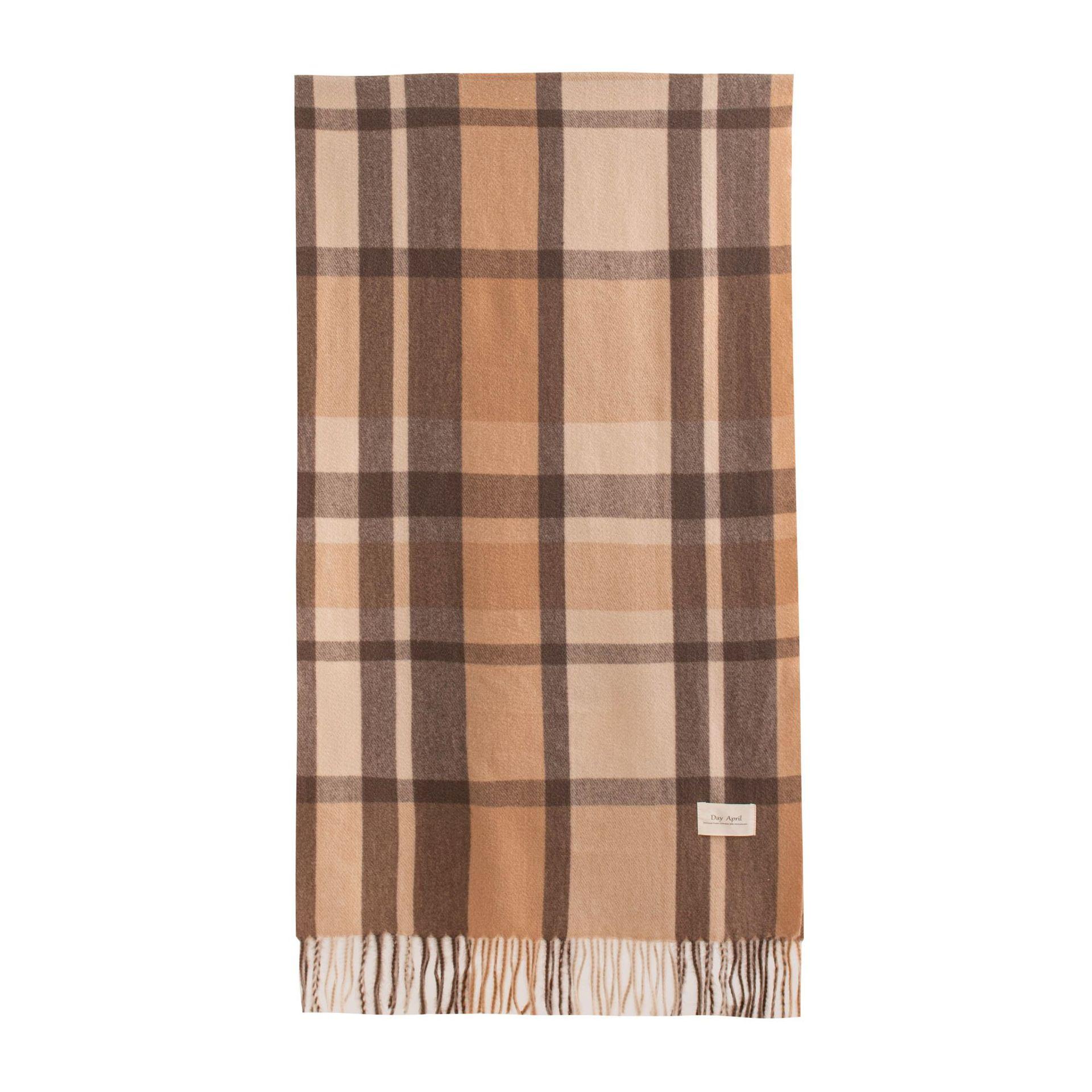 

Plaid Scarf Autumn and Winter Imitation Cashmere Shawl Warm Scarf Versatile Tassel Fashion High End New Men and Women Thickened 50 * 200Cm (marked)