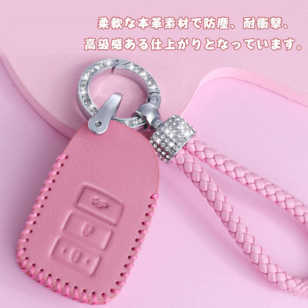 Key Case for Toyota, Smart Key Case, Key Cover, Key Holder Designed for Toyota, Toyota 3 Button T8