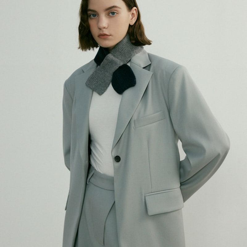 BB'DE SOLI'DE two-tone mini muffler (4color)