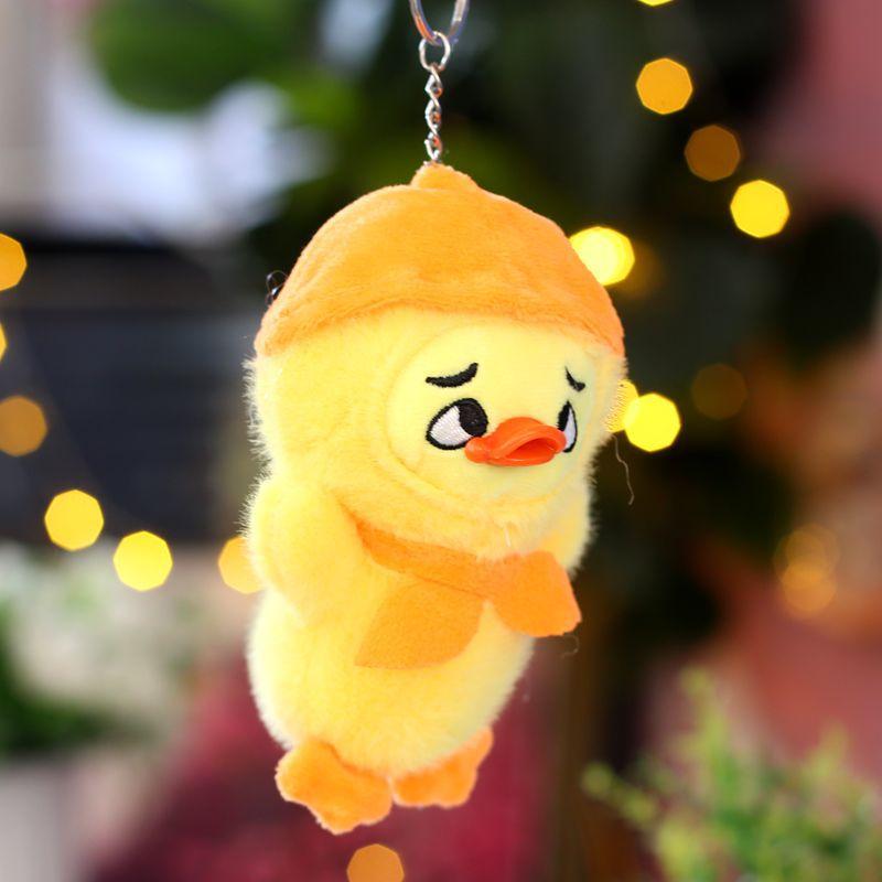 Creative Cartoon Annoying Duck To Work So Annoying Duck Plush Toy Doll Pendant Little Duck Bag Hanging Decoration