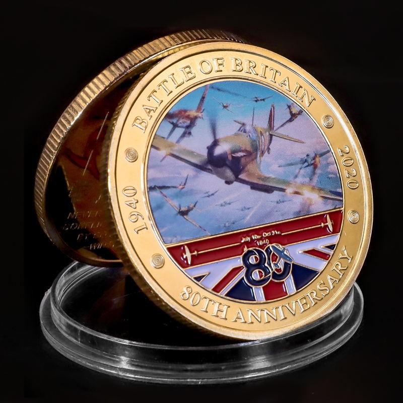 Battle of Britain commemorative coin, military coin, challenge coin, commemorative medal, enthusiast s collection
