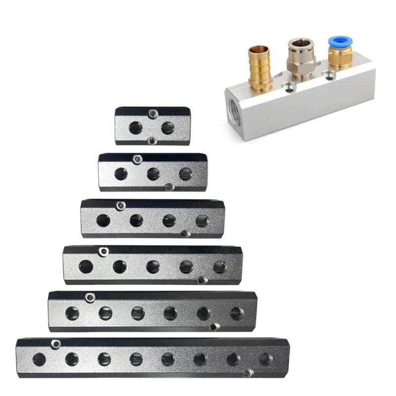Pneumatics Manifolds Air Distributions Block for Factory Equipment Gas Routing System for Laboratory Technicians