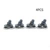 4x Twin Bathroom Shower Door Rollers Sliders Noise Free and Low Noise Sliding