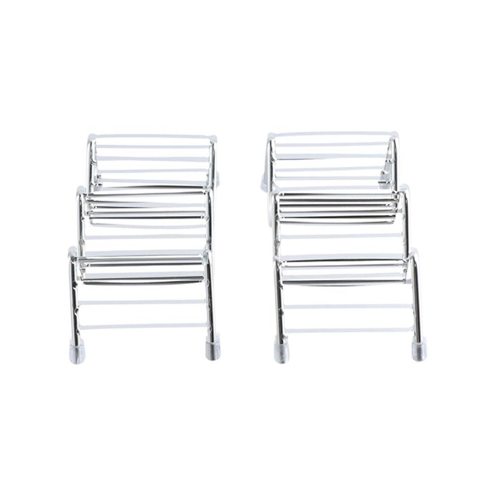 Stainless Steel Food Display Oven Dishwasher Safe Kitchen Tools Taco Holder Pizza Rack Stand Tray