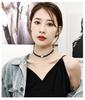 Choker Neckchain Collar Black Sexy Neckband Collar Chain Female Fashion Personality Street Fashion Jewelry