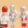 5 Pieces Christmas Nutcracker Hanging Ornaments Miniature Figures Puppet Toy