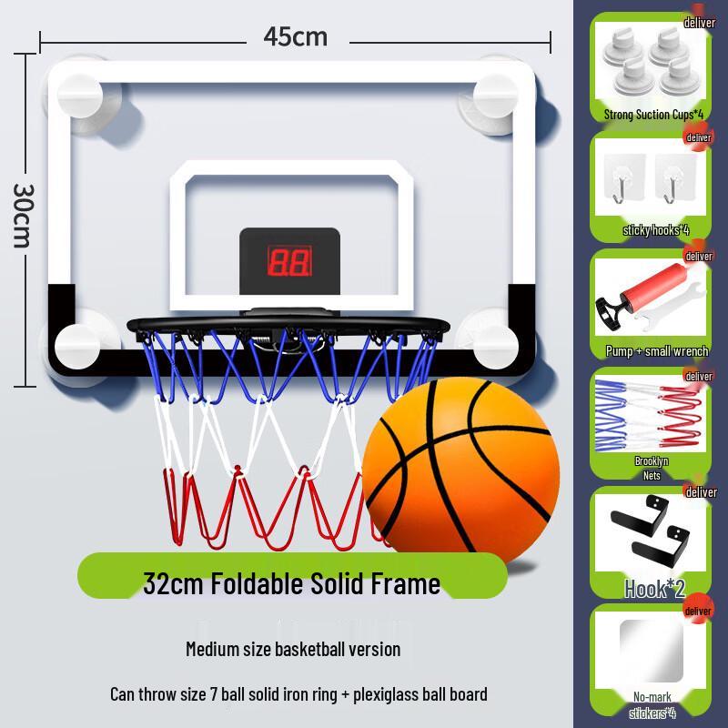 Kids Electronic Scoring Basketball Hoop