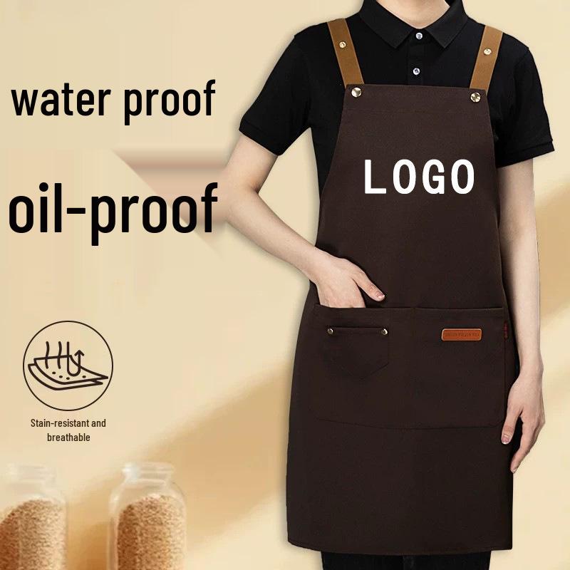 Custom Waterproof Oil-Proof Catering Kitchen Apron