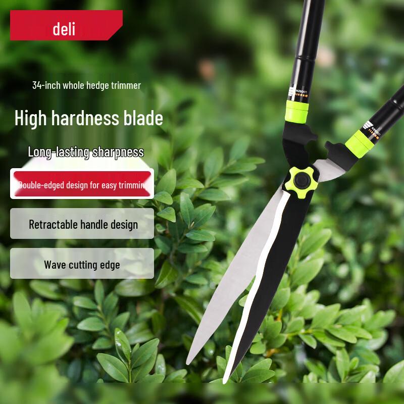 Deli 34-inch Retractable Hedge Shears