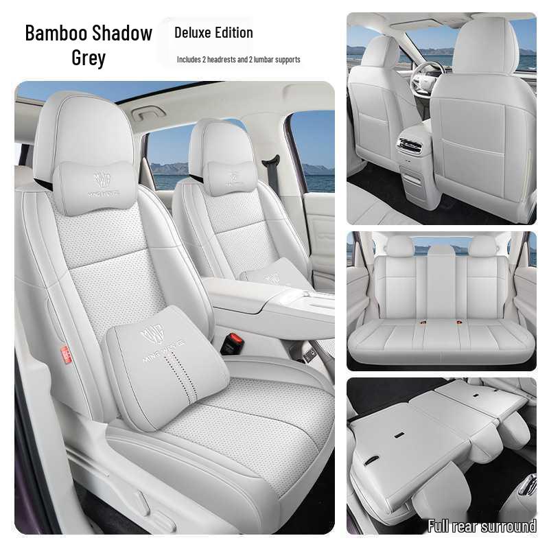 Compatible Leapmotor LAFA5 Seat Covers: Full Coverage Perforated Leather Cushions for All Seasons, Fits 26 Models