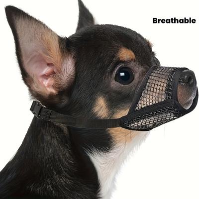 Netzmaulkorb für kurzschnauzige und kleine bis mittelgroße Hunde Anti-Biss Fokus auf brachycephale Hunde wie Chihuahua Pomeranian
