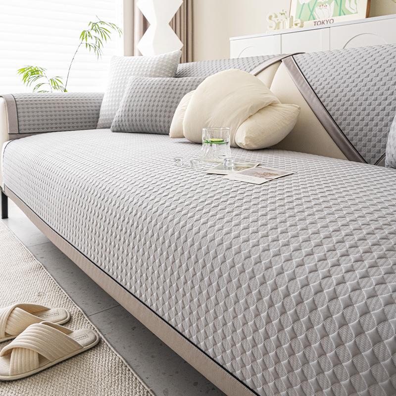 Cool Doudou fabric, sofa cushion, universal in all seasons, non-slip mat, simple and modern style, sofa cover towel