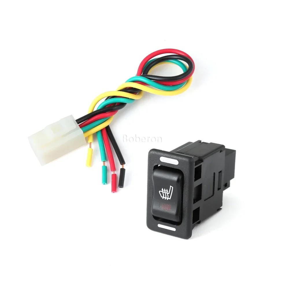 1PC Modified Heated Seat Switch Warp High Low Switch Car Conversion Parts For Nissan Patrol Y60 Switches4