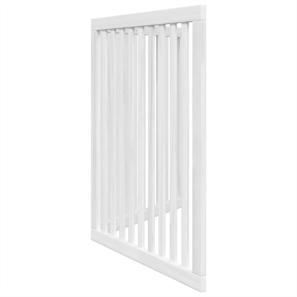 Vidaxl Foldable Pet Safety Gate, 2 Panels, White, 160Cm