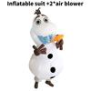 Olaf Frozen Snowman Cosplay Inflatable Costume Role Play Halloween Fashion Party
