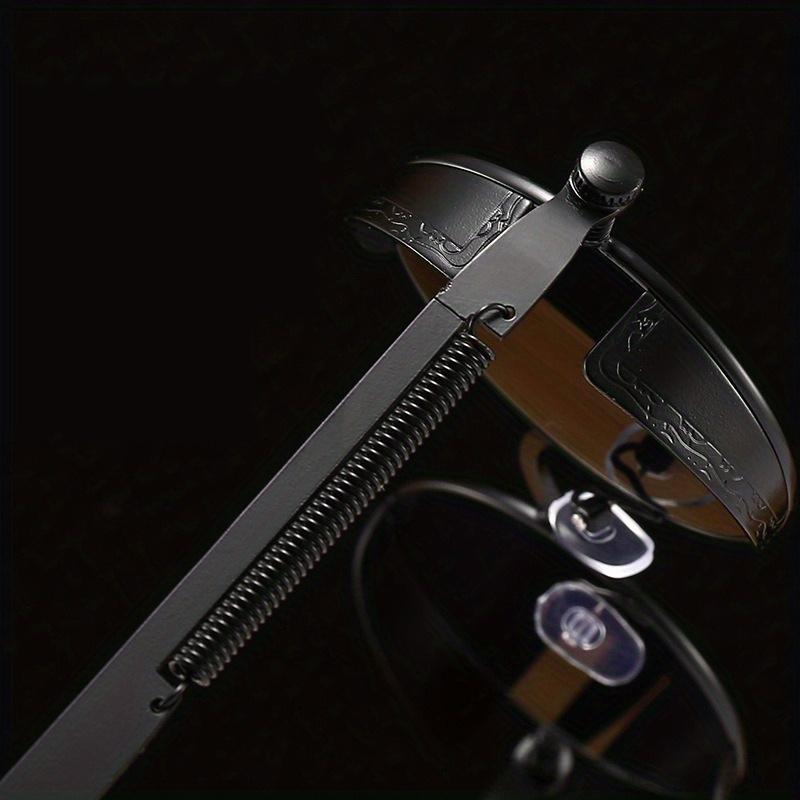 Classic Gothic Steampunk Sunglasses Luxury Men Women Retro Round Metal Frame Punk Party Driving Shades Sunglasses Non Polarized Glasses