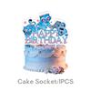 K-pop Demon Hunters Derpy Tiger Celebration Disposable Tableware Blue Collection Present Tablecloth Banner Xmas Birth Date Celebration Supplies