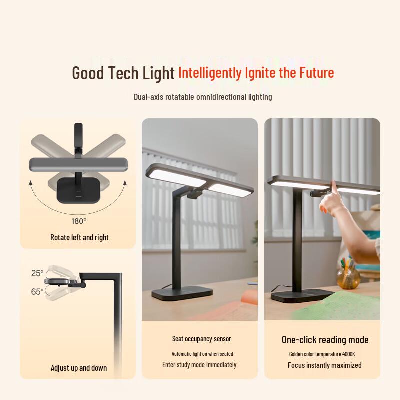 Panasonic AAAAA Eye-Protection Smart LED Desk Lamp CN plug (adapter included)