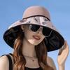 Summer bow fisherman hat women's outdoor vinyl sunshade sunscreen new versatile sunscreen sun hat