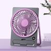 fan 1pcs office desktop small card circulation fan big wind power usb rechargeable mini small fan
