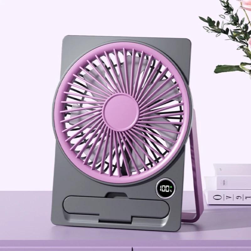 fan 1pcs office desktop small card circulation fan big wind power usb rechargeable mini small fan