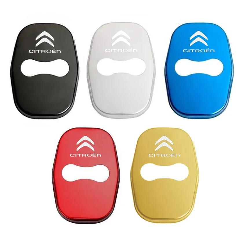 Car Door Lock Cover Protective Sticker Case for Citroen DS C2 C1 C3 C4 C5 Berlingo Picasso Elysee Saxo Relay 3 Xsara Accessories