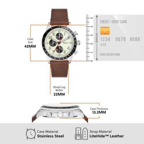 Fossil Sport Tourer FS6042 Men's Brown Watch