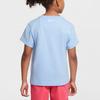 Nike T-Shirt Ringlet Cotton Comfortable Soft Skin-Friendly Short Sleeve Kids Tops Heart-Blue IM4496-422