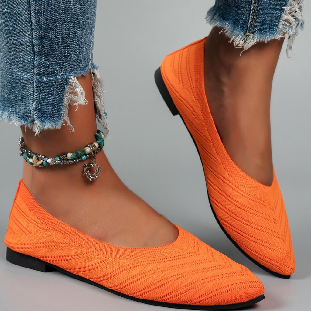 Women Flat Shoes Female Comfortable Pointed Toe Casual Shoes Office Work Shoes Women Shallow Mouth Single Shoes Pregnant Mother Shoes Driver Shoes