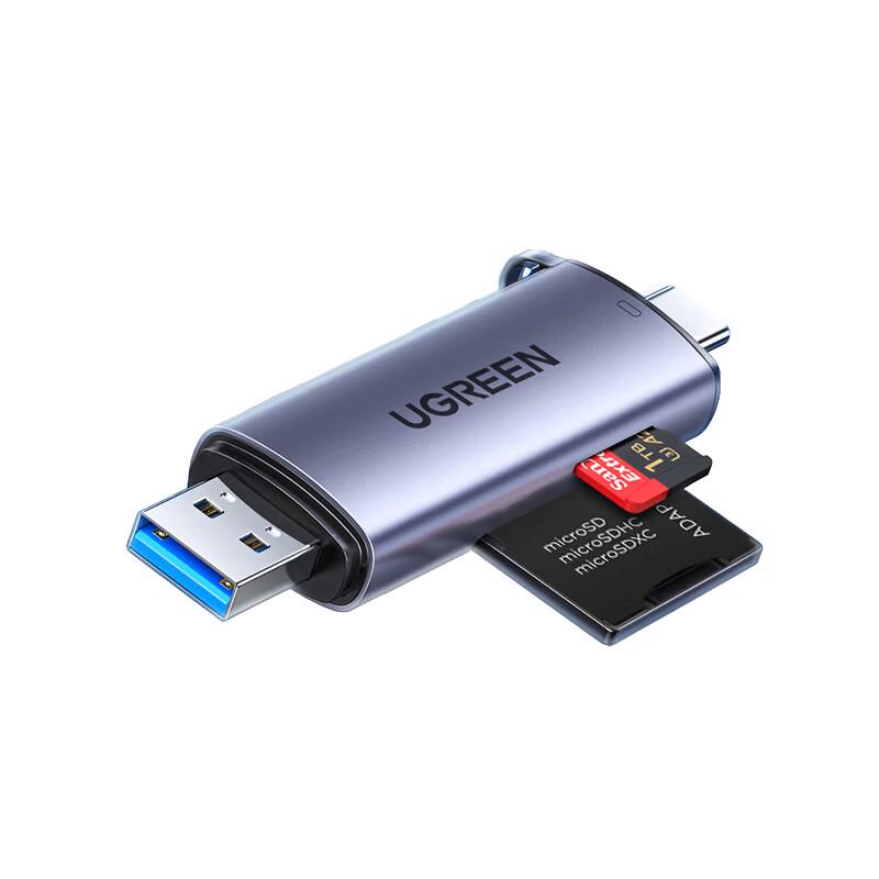 UGREEN CM185 USB-C & USB 3.0 OTG SD/TF Card Reader