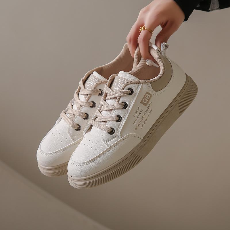 Little White Shoes Women's Autumn New Korean Version Ins Female Students' Leisure Sports Versatile Board Shoes Street Shooting Flats