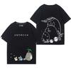 Mein Nachbar Totoro Baumwoll-T-Shirt, Studio Ghibli Anime Grafik-T-Shirt für Männer Frauen