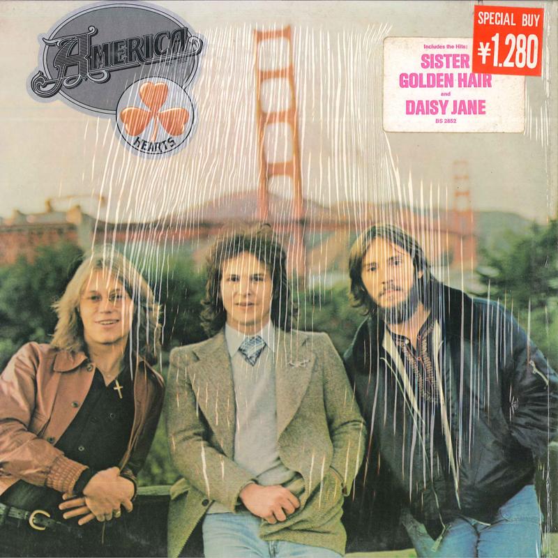 

LP Record AMERICA - Hearts BS2852 WARNER BROS 1975 US Rock Used