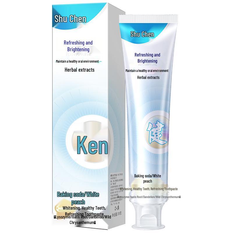Yunnan Herbal Toothpaste with Sanqi & Baking Soda for Whitening and Fresh Breath