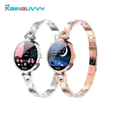 Rainbuvvy AK15 Braccialetto Smart alla Moda da Donna Schermo LCD HD da 1,08 pollici 240x210 BT4.0 IP67 Impermeabile 120mAh Smartwatch Android Regalo Speciale