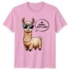 No Drama Just Llama TShirt Llama Animal Birthday Gift For Him And Her