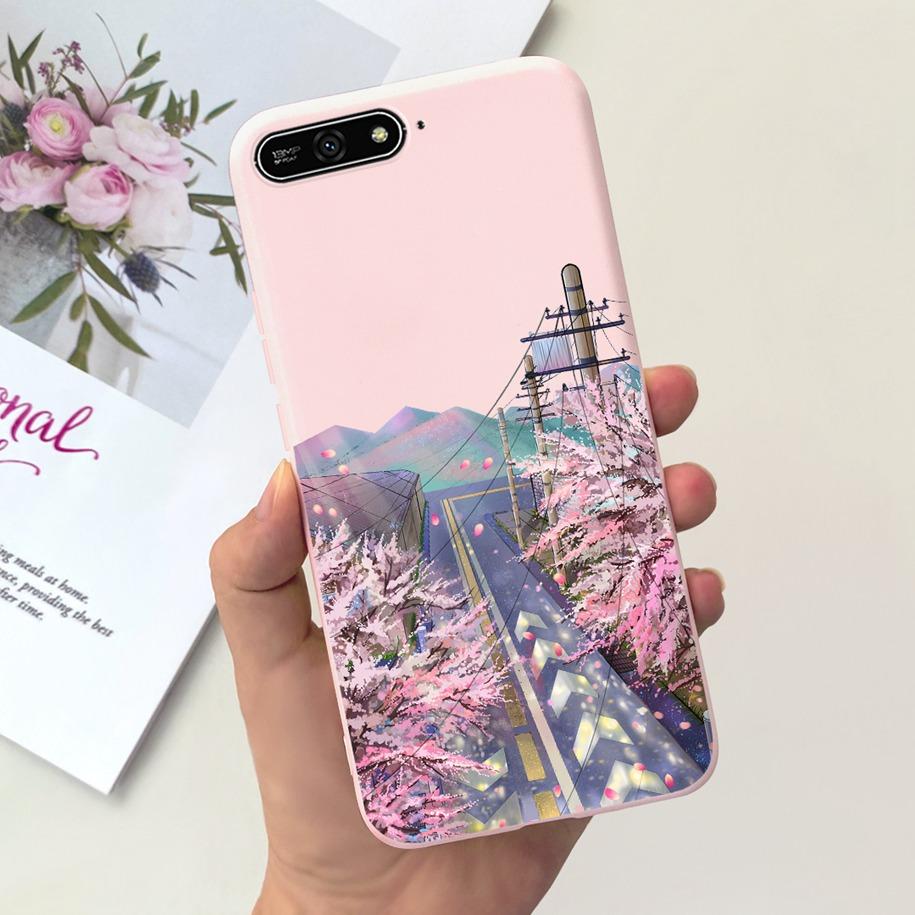 For Honor 7A Pro Case AUM-L29 Silicon Cover Cute Cartoon Soft TPU Phone Case For Huawei Honor 7A DUA-L22 Bumper on Honor7a Funda