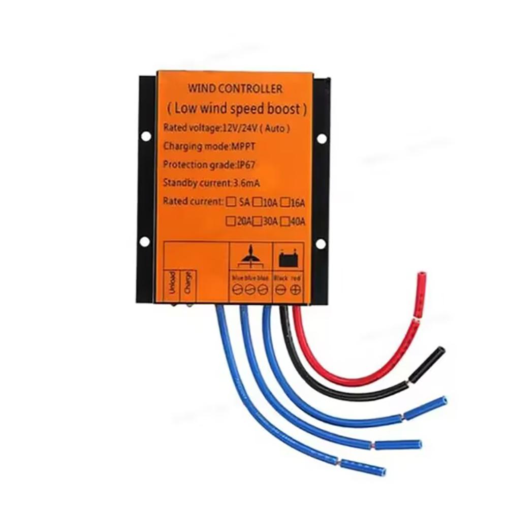 5000W 10A 20A 30A 40A 12V 24V Auto 48V MPPT Wind Laadregelaar Voor Windturbine Generator Waterdicht IP68 Voor Thuisgebruik
