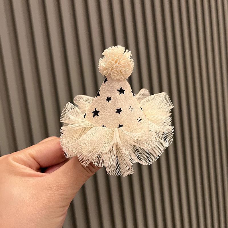Korean Baby Girl Princess Hair Accessories: Birthday Hat, Hair Clip, Headband, Hairband Materials