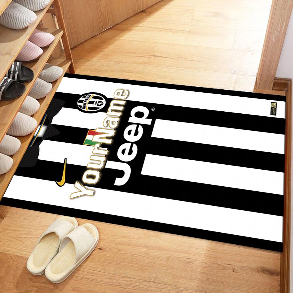 Juventus Customize Your Name Floor Rug Office Rug Design for Living Rooms Dormitory Study room Foyer Antislip Carpet Office home decor